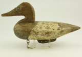 Lot #595A - Holly Family Canvasback drake branded Susquehanna on underside the sister ship of