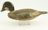 Lot #610 - C.W. Stevens Weedsport New York, Goldeneye Drake decoy original paint branded on