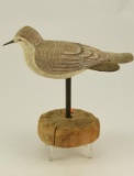 Lot #613 - Carl R. Becker, Fair Haven, NJ Dunlin standing full body on driftwood signed on