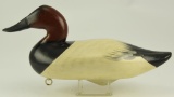 Lot #625 - Charlie Joiner, Chestertown, MD Canvasback drake dated 1965 on decoy stand