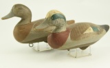 Lot #639 - Pair of R. Madison Mitchell, Harve de Grace, MD 1964 Widgeon hen and drake both