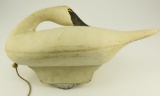 Lot #697 -Patrick VIncenti, Churchville, MD full size preening Tundra Swan with large wooden and