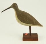 Lot #714 -Rhudes Truer standing carved Yellowlegs circa 1910 7? from the Mort Kramer Collection