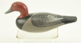 Lot #758 -Miniature carved Redhead drake Upper Bay unsigned ( from the Mort Kramer Collection)