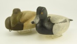 Lot #766 -(2) Decoys: Jack Brittingham ?Jack Britt? Scaup Drake 1965 original paint signed and