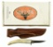Lot #125 - Silver Stag D2 Point Series Small Gamer Point Knife in Box- SG3.0PT A great small ga