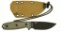 Lot #139 - ESEE Knives RAT Cutlery Knife RC-3P Black Blade Rounded Pommel Grey Micarta Handle P