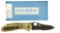 Lot #162 - Benchmade 550SBKHGOD Griptilian knife. Blue Class Box. Designer:  Pardue, Mechanism: