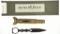 Lot #177 - Benchmade 176BKSN SOCP Dagger Knife in Box - Specs:  Mechanism:  Fixed: Action:  Fix