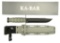 Lot #18 - KA-BAR 02-5011 Knife. In Box. Features:  Foliage green Kraton G handle, Injection mol