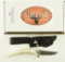 Lot #209 - Silver Stag Damascus Random Knife in Box (DPR2.6) Random Pattern - Deer Antler Point