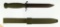 Lot #272 - Feldmesser 78 Bayonet-knife (OD Green) for use with Steyr AUG 5.56 mm NATO assault r