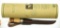 Lot #299 - Helle 75 ARS Jubileum knife in Tube. Overall Length:  8.50