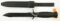Lot #335 - Feldmesser 78 Bayonet-knife (Black) for use with Steyr AUG 5.56 mm NATO assault rifl