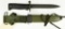 Lot #348 - U.S. Imperial M5A1 Bayonet with U.S. M8A1 Scabbard marked WP 6.625
