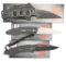 Lot #511 - Lot of (3) Heckler & Koch knives to include: 14460 HK Nitrous Blitz, 14460BT HK Nitr