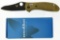 Lot #578 - Benchmade 550BKHGSN Griptilian knife. Blue Class Box. Designer:  Pardue, Features Co