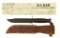 Lot #7 - KA-BAR 1219C2 USMC Fighting Knife. In Box. Specifications:  Weight:  0.68 lbs Blade le