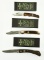 Lot #81 - Lot of (3) Queen Cutlery Co Knives to include: #8445CZ, #41L ACSB, #1500 Linen micart