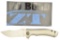 Lot #84 - Zero Tolerance Les George 0920 Flipper Folding Knife in Box. Blade Length:  3.90