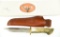 Lot #88 - Silver Stag D2 Crown Series Pacific Bowie Knife in Box (PB8.0) For those who like a b