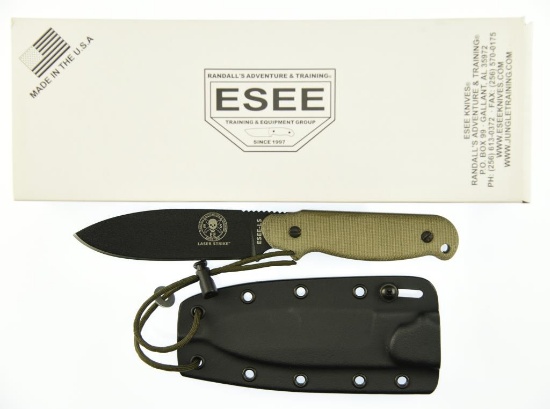 Lot #12 - ESEE Laser Strike Knife in Box LS-P - Specifications-Overall length:  10 inches, Blad