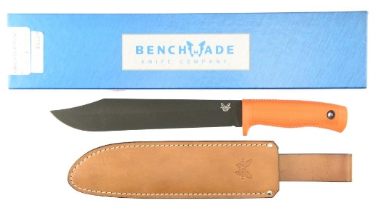 Lot #16 - Benchmade 154BK - Jungle Knife in Box -Blade Length:  9.69": Blade Thickness:  0.195"