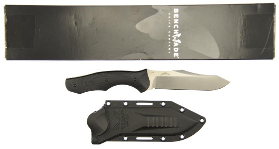Lot #4 - Benchmade 183 Osborne Fixed Contego FB Knife in Box - Specs:  Blade Length:  4.97 "Bla