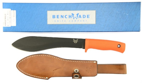 Lot #5 - Benchmade 153BK Jungle Bolo Knife in Box - Specifications:  Blade Length:  9.69" (24.6