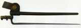 Lot #105 - U.S. Marked Civil War Era Spike Socket Bayonet with Scabbard and U.S. Marked Leather