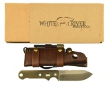 Lot #118 - White River FIRECRAFT® FC4 Knife In Box Specifications:  Blade Length:  4” , Overall