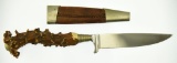 Lot #130 - Rostfrei Solingen Stag Handled knife with Sheath 4