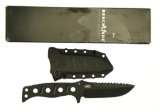 Lot #148 - Benchmade 375BK Sibert Fixed Adamas Knife in Box - Specs:  Mechanism:  Fixed | Actio