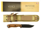 Lot #151 - KA-BAR BK17 Short Becker Clip Point Knife. In Box. Blade Length:  4-3/8