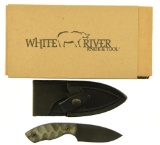 Lot #154 - White River GTI3 Knife in Box Specifications: Blade Length:  3” , Overall Length:  6