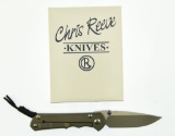 Lot #164 - Chris Reeve Sebenza 25th Anniversary Folding Knife with Box and P/W. Overall Length: