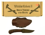 Lot #174 - Winkler Knives II Blue Ridge Hunter, Item #: WIN-BRHCM, Type:  Fixed, Blade:  Clip P