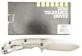 Lot #214 - Zero Tolerance ZT0561 Hinderer Folding Tactical Knife in Box. Blade Style:  Folding,