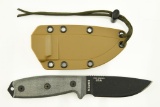 Lot #221 - ESEE 3P Knife -Specifications- Overall length: 8.25 in., Blade length:  3.50 in., Ma