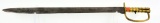 Lot #243 - British Sword bayonet for use with the .704 caliber Brunswick percussion rifle. 21.7