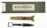 Lot #260 - Benchmade 176BKSN SOCP Dagger Knife in Box - Specs:  Mechanism:  Fixed: Action:  Fix