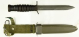 Lot #285 - U.S. Military M6 PAL Bayonet in U.S. M8 B.M. CO Scabbard.