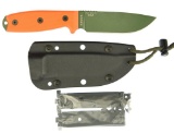 Lot #313 - ESEE 4P-OD Knife - Specifications:  Overall length:  9.0