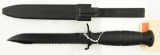 Lot #335 - Feldmesser 78 Bayonet-knife (Black) for use with Steyr AUG 5.56 mm NATO assault rifl