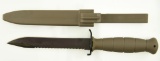 Lot #343 - Feldmesser 78 Bayonet-knife (OD Geen) for use with Steyr AUG 5.56 mm NATO assault ri