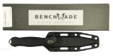 Lot #356 - Benchmade 133BK Fixed Infidel Knife in Box - Specs:  Mechanism:  Fixed Blade: Action
