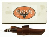 Lot #360 - Silver Stag Exotic Wood Series Corky Cutter Knife in Box (WCC2.75C) Type of Steel D2
