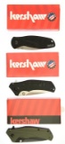 Lot #374 - 3 Kershaw Folding Knives:  1870OLBLK, 1870, 1670S30V. 1870OLBLK Knockout Assisted 3.