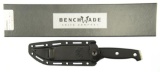 Lot #390 - Benchmade 119 Sibert Arvensis Fixed Blade knife Black Class  in Box. 6.44