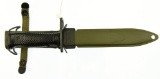 Lot #407 - US M8 MilPar Co. Bayonet in USM8A1 Plastic Scabbard.